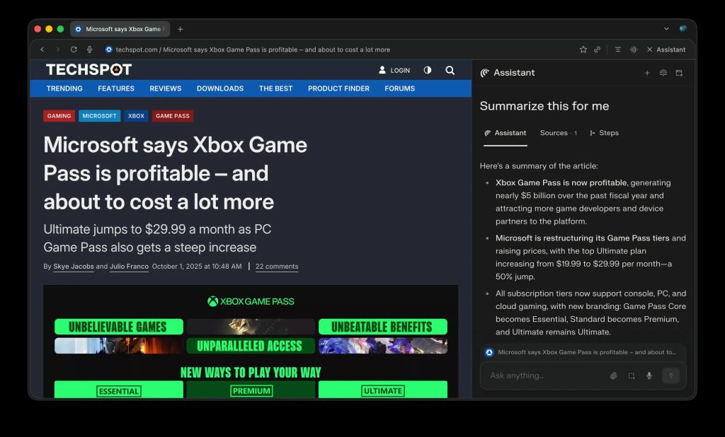 Comet 浏览器下载,亲测可用,Comet浏览器全球免费开放,是在挑战谷歌吗?-Ai导航